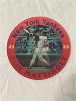 Don Mattingly Triple Hologram Souvenir