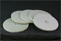 (5) 8" Plastic Backing Plates