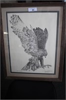 DAN BREWER DOUBLE SIGNED EAGLE