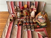 Thanksgiving Decorations - Resin Statues, Fabric