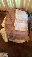 Bundle of Curtains - White, Tan, and Cream