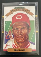 1986 Donruss diamond kings #22 Eric Davis Trading