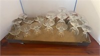 20 Etched Glasses