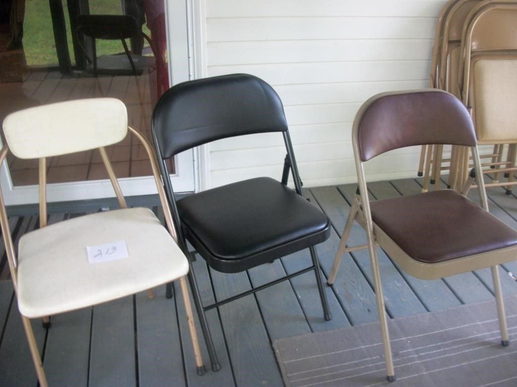 3 PADDED CHAIRS