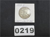 1939S Walking Liberty Half Dollar