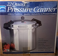 22 QUART PRESSURE COOKER IN BOX BY MIRRO