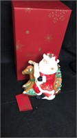 Waterford Christmas Cookie Jar