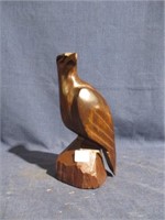 carved wooden bird