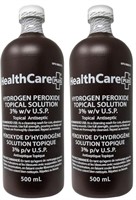 2Pack Hydrogen Peroxide 3% USP 500ml