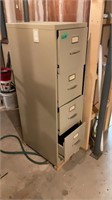 Four drawer file cabinet