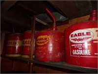 EAGLE & EDWARD METAL GAS CANS