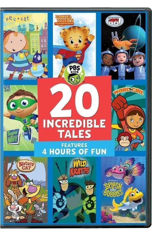 (new) PBS Kids: 20 Incredible Tales [DVD] AG