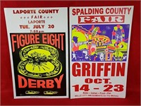 Figure Eight Derby and County Fair Posters