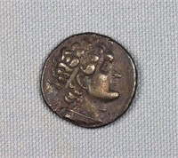 Ancient Ptolemy II Tetradrachm Coin