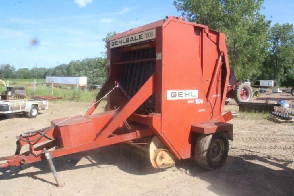 Gehl Gehlbale 1500 Round Baler, Works Per Seller