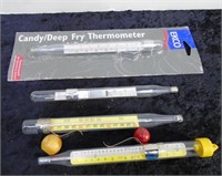 Lot of 4 Candy Thermometers