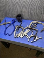 Pullers, valve spring compressor, ice tongs etc