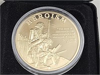 24 Kt. Gold PLATED 9/11 Commerative Coin