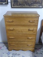 MAPLE 4 DRAWER TALL CHEST