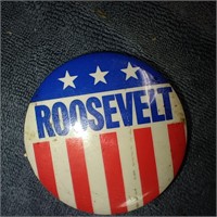 Franklin D Roosevelt Campaign Button