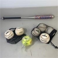 Slugger Bat and Soft Balls