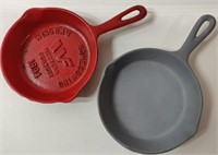 2 Cast Iron Pans