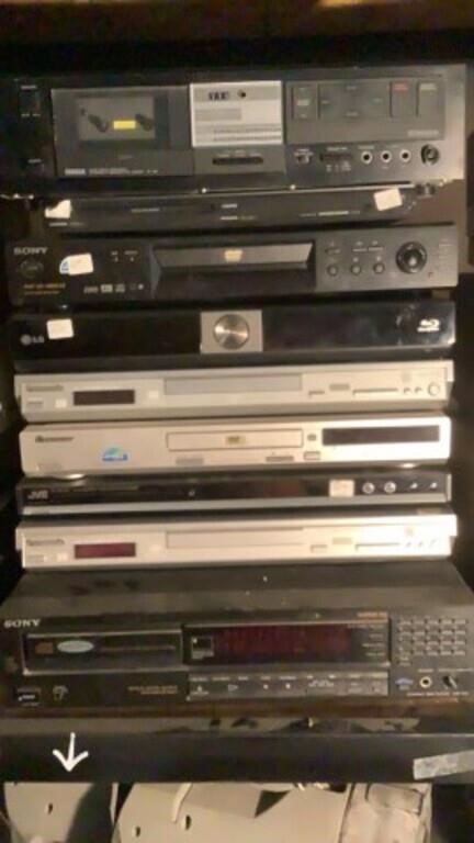 Assortment of Home Stereo Equipment