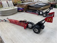 Mcdonalds dragster collectible car