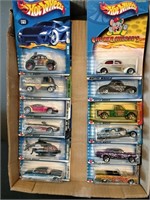 Flat of Hot Wheels