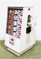 MOBILOIL OIL DISPLAY SERVICE CABINET WITH CANS