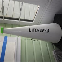 LIFEGUARD MEGAPHONE  32" (SEE PICS FOR CONDITION)