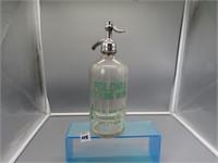 Vintage Pollonia Bottling Works Glass Dispenser