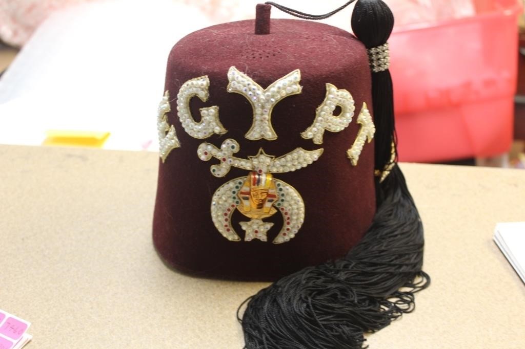 Egypt Masonic Shriners Hat