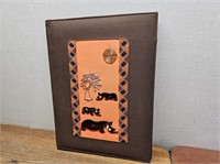 NEW Unique Africian Theme Cloth Folder (Brown)