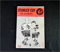 SIGNED 1964 NHL PLAYOFFS PROGRAM Chicago Detroit