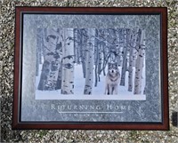 Returning Home Framed Art Print by Denver Bryan