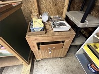 Homemade Work Bench and Contents