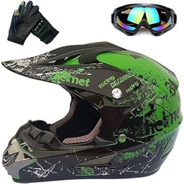 ULN-Youth Motorcycle Helmet,Boys and Girls Full fa