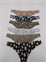 New 6 pc breathable women's thong style u