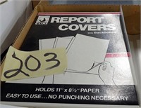 BOX LOT OF REPORT COVERS