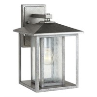 Outdoor Weathered Pewter Lantern Fixture