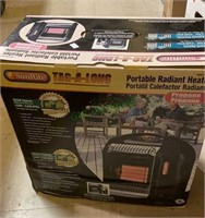 Portable radiant heater - Tagalong by Sunrite. Iin