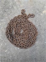 26 Ft 5/16 Inch Chain With Hooks