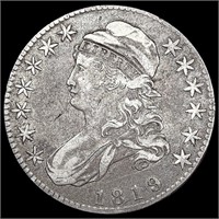 1819 Capped Bust Half Dollar LIGHTLY CIRCULATED