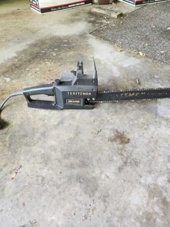 Craftsman electric chain saw
