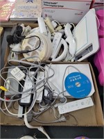 Wii with controllers and other accessories