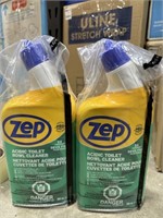 2Pcs 946ml Zep Acidic Toilet Bowl Cleaner