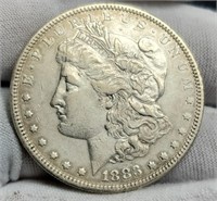 1883 Morgan Silver Dollar XF