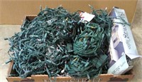 Large Box of Christmas String Lights & Swags