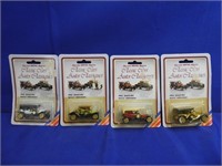 (4) Die Cast Metal Matrices Classic Cars